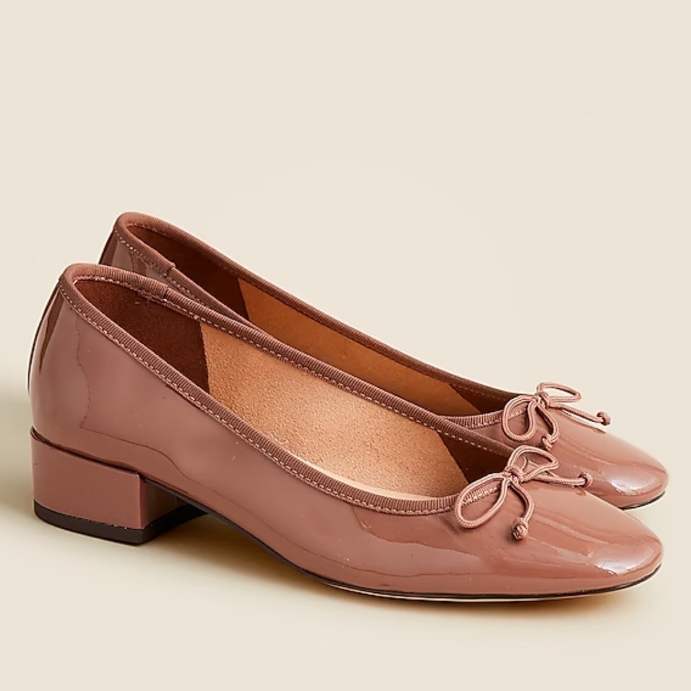 J. Crew Teagan ballet pumps in patent leather